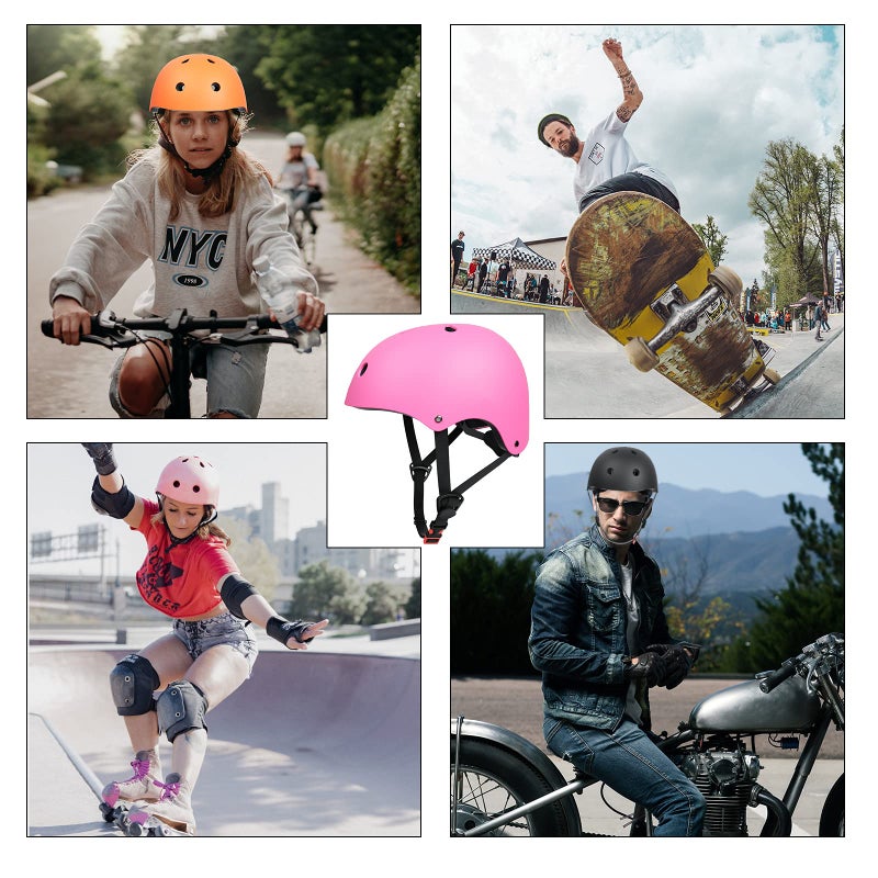 67i Bike Helmet for Adults & Kids 8-14 - Adjustable L (22.83â€-23.82â€) Lightweight Ventilated Cycling Helmets with 11 Vents (Pink) - Image 2